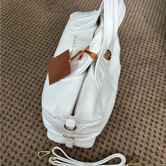 Beautiful Brand New White Marc Ellis Handbag with Gold Hardware. - Picture 6 of 6